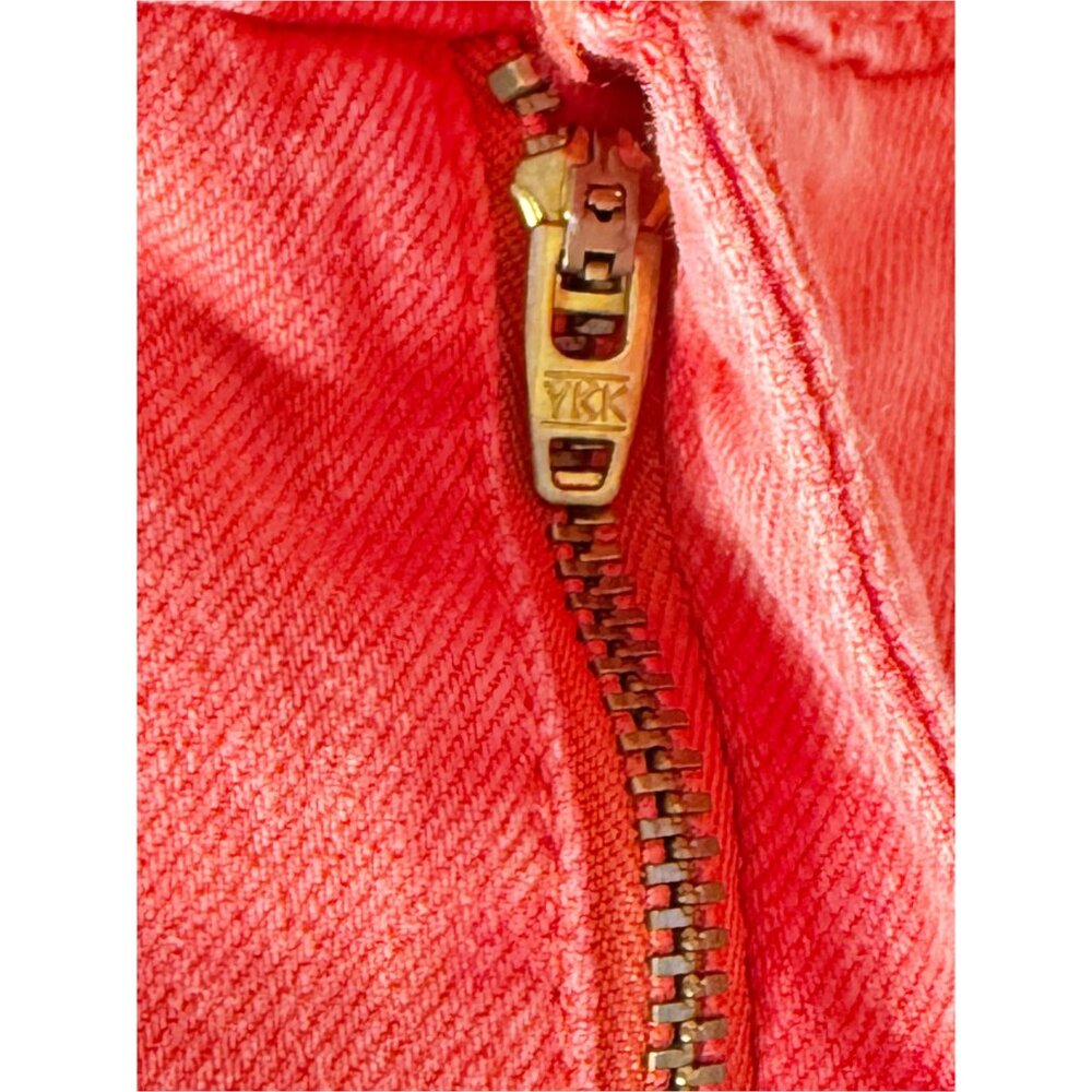 Universal Thread High-Rise Sailor Wide Leg Comfort Stretch Ankle Jeans Red - Picture 3 of 13